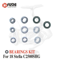 Fishing Reel Stainless Steel Ball Bearings Kit For Shimano 18 Stella C2500SHG / 03800 Spinning reels Bearing Kits