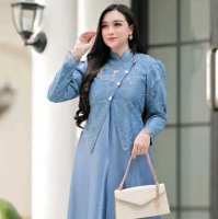 Gamis Sahara Matt Tille Mutiara Inner Roberto cavalli Wanita