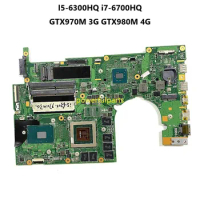 For Acer Predator 15 G9-591 G9-591G Motherboard P5NCN P7NCN i5-6300HQ i7-6700HQ GTX970M GTX980M 3G 4G Working Good