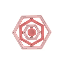 Creative hexagonal 3D universal infinite flipping fingertip gyroscope, decompression and venting toy
