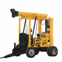 Mineral Exploration Core Drilling Rigs Crawler mounted Water Well Drilling Machine