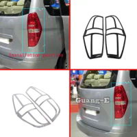 High Quality Car ABS Plastic Cover Trim Back Tail Rear Light Lamp Frame 2PCs For Hyundai Starex H-1 H1 2018 2019 2020 2021 2022