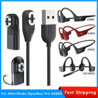 50pcs charger cable For AfterShokz OpenRun Pro AS810 Aeropex AS800 AS803 Bone Conduction Headphone Magnetic USB Charging Cable