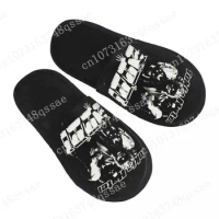 Tokio Hotel House Slippers Women Soft Memory Foam Rock Band Slip On Spa Slipper Shoes