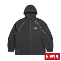 【EDWIN】男裝 EFS 復古防風外套(黑色)