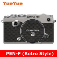 (Retro Style) For Olympus PEN-F Anti-Scratch Camera Sticker Protective Film Body Protector Skin Cover PEN F