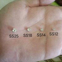 diamond cangkang per 40pcs, ss25/ss18/ss16/ss14/ss12
