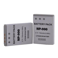 2pc 750mAH NP-900 NP900 NP 900 Li-ion Battery for KONICA MINOLTA DiMAGE E40 E50 ACER CS 6531-N CS-5530 AOSTA DA