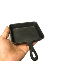 Mini Cast Iron Omelette Hot Oil Pan, 10cm