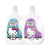 【HELLO KITTY】香水洗衣精2000mlx6瓶(小蒼蘭/藍風鈴)