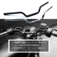 22mm Caliber Universal Motorcycle CNC Handlebar Motor Motorbike Aluminum Alloy Handlebars Moto Scooter Retro