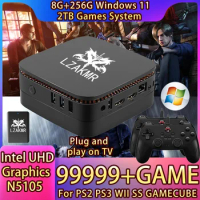 Ultimate Gaming Console - 99999+GAME 8G+128G Windows 11 2TB System For PS2 PS3 WII SS GAMECUBE Sega Saturn Retro Intel Game Box