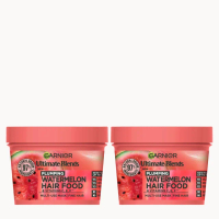 Garnier Ultimate Blends Watermelon 3-in-1 Plumping Hair Mask Duo