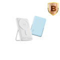 idmix Q10 SE 10000 MagSafe 磁吸無線行動電源 10000mAh 白色/水藍色