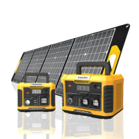 movable power station 1Kwh portable station 1000w battery solar charge emergency power station for outdoor camping