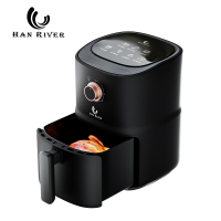 & HAN RIVER Air Fryer หม้อทอดไร้น้ำมัน 800W ความจุ 3.5L หม้ออบลมร้อน ไขมันต่ำ มัลติฟังก์ชั่น หม้อทอด