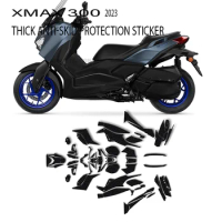 2023 for Yamaha XMAX 300 X-MAX 300 Motorcycle Body Thickened Anti Scratch Resistant Skid Rubber Protective Decal Sticker