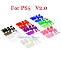 1set D-pad R1 L1 R2 L2 Direction Key ABXY Buttons Handle Joysticks Caps For PlayStation 5 PS5 Controller V2.0 Full Set Button
