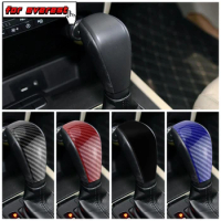 Carbon Fibre Car Gear Head Shift Knob Protection Cover Sticker for Ford Ranger Raptor Everest Endeavour 2021+ Accessories