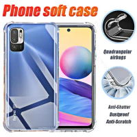 Soft Silicone Shockproof Clear Case for Xiaomi Redmi Note 10 5G TPU Transparent for Redmi Note 10 5g 6.5" M2103K19G Covers Shell