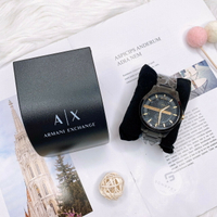 樂天卡滿5千回饋10%｜美國代購  台灣現貨 Armani Exchange 男士 不鏽鋼精品手錶 AX2121
