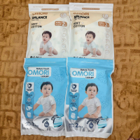 túi 2 miếng mẫu bỉm dùng thử OMORI BALANCE và OMORI LUXURY