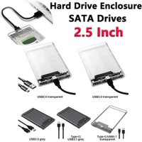 2.5นิ้ว HDD SSD Enclosure USB 2.0/3.0 Mobile Hard Drive Case USB3.1 Type C External Hard Disk Drive  Mobile External Housing