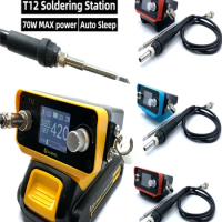 PTS300D T12 Cordless Soldering Iron Station For Dewalt 20V Max Li-ion Battery For Makita/Milwaukee/Bosch Battery Electric Solder