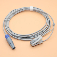 สายเซ็นเซอร์ Spo2 สำหรับผู้ใหญ่/เด็ก รุ่นที่รองรับ 6p 40 Angle Groove Mindray MEC-1000/1200 PM6000/7