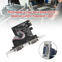 PCIe Serial Card PCI-Express to Dual Serial Ports RS232 Interface Expansion Card