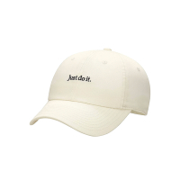 Nike Club Cap just Do It 男款 女款 淺鵝黃色 刺繡 老帽 帽子 棒球帽 FB5370-113