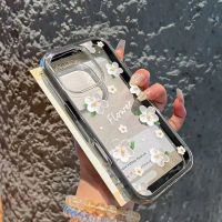 Bunga Aesthetic Pattern 2 In 1 Case Hp Untuk Samsung A57 5G A37 A07 A56 5G S26 Plus A26 5G A36 S24 S