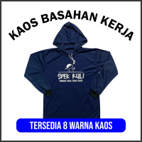 BISA COD kaos basahan kerja bersablon SPEK KULI kaos kerja lengan panjang proyek sawah berkebun bert