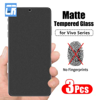 1-3pcs Frosted Tempered Glass for Vivo Y16 Y02 Y21 Y22 Y30 Y32 Y33S Y35 Y52t Y55 Y75 Y72 Y73 V21 V25e Matte Screen Protector