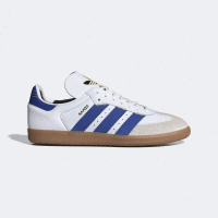 【adidas 愛迪達】SAMBA OG 復古 白色 藍線 男鞋(IF1813)