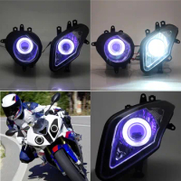 Motorcycle Headlamp HID Bi-Xenon Projector Modified Headlight Assembly LED Head Light For BMW S1000RR 09-14 Faros Led Para Moto
