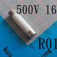 Free shipping with tracking number brand new 100pcs high Quality R015 500V Ceramic fuse 16A 500V 10*38mm