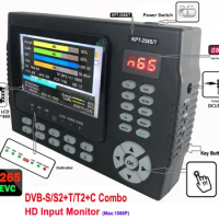 Kpt-258st S/t Dvb-s2 Dvb-t/t2 Dvb-c Combo Digital Satellite Meter H.265 Signal Finder Satellite Finder Set Top Box