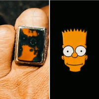 Bacan kembang motif kartun the Simson