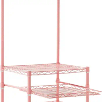 Portable Mini Fridge Organizer - Pink