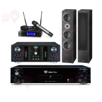 【金嗓】CPX-900 K1A+DB-7AN+JBL VM200+Monitor supreme 1002(4TB點歌機+擴大機+無線麥克風+落地式喇叭)