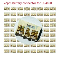 72Pcs Battery Contact Connector For DP3401 DP3600 DP4400 DP4601 DP4800 DP4801 DGP6150 GP328D GP338D DGP8550 Radio Accessories