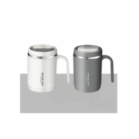 【A&amp;R】日式雙層304不鏽鋼馬克杯 500ML 兩色任選(辦公咖啡杯 雙層水杯 隔熱 防燙 保溫保冷保溫杯)