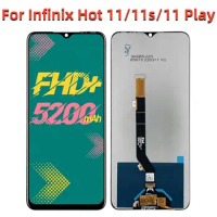 Original For Infinix Hot 11 X662 LCD Display Digitizer For Infinix Hot 11 Play Display For Infinix Hot 11s X6812 Touch Screen