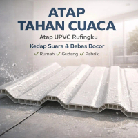Atap UPVC Rufingku – Atap Lebih Adem, Tahan Cuaca, Kedap Suara
