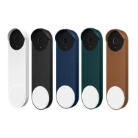 Doorbell Silicone Protective Cover Waterproof Drop-proof Doorbell Skin Case For Google Nest Camera Video Doorbell Accessories