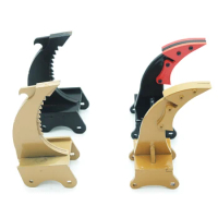 Full Metal DIY Ripper Attachment For Huina 1550/1580/1592/1593/1594/wltoys 16800 RC Excavator Model