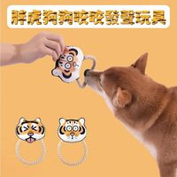 『台灣x現貨秒出』胖虎狗狗咬咬玩具 棉繩玩具 發聲玩具 狗玩具 犬玩具