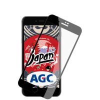 IPhone SE2/SE3 4.7吋 日本玻璃AGC黑邊透明全覆蓋玻璃鋼化膜保護貼玻璃貼(SE3保護貼SE3鋼化膜)