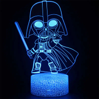 Hot New Star Wars Death Star Night Light 3d Colorful LED Gift Lamp Touch Cartoon Table Lamp army bom